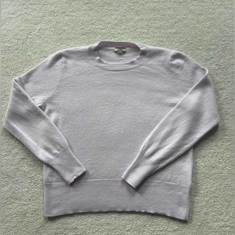J. Crew Light Purple Cashmere Sweater